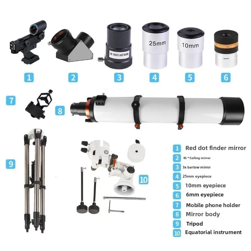 Telescopio Refractor Ecuatorial 120900 — Gran Apertura HD Profesional