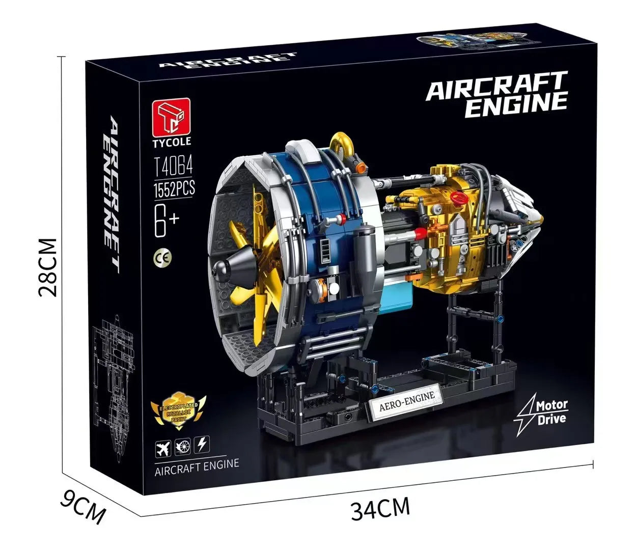 Set de Construcción Motor de Transbordador Espacial - 1552 Piezas