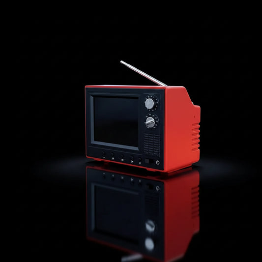 Minitelevisor Retro Portable — Reproductor Multimedia con Memoria 8G