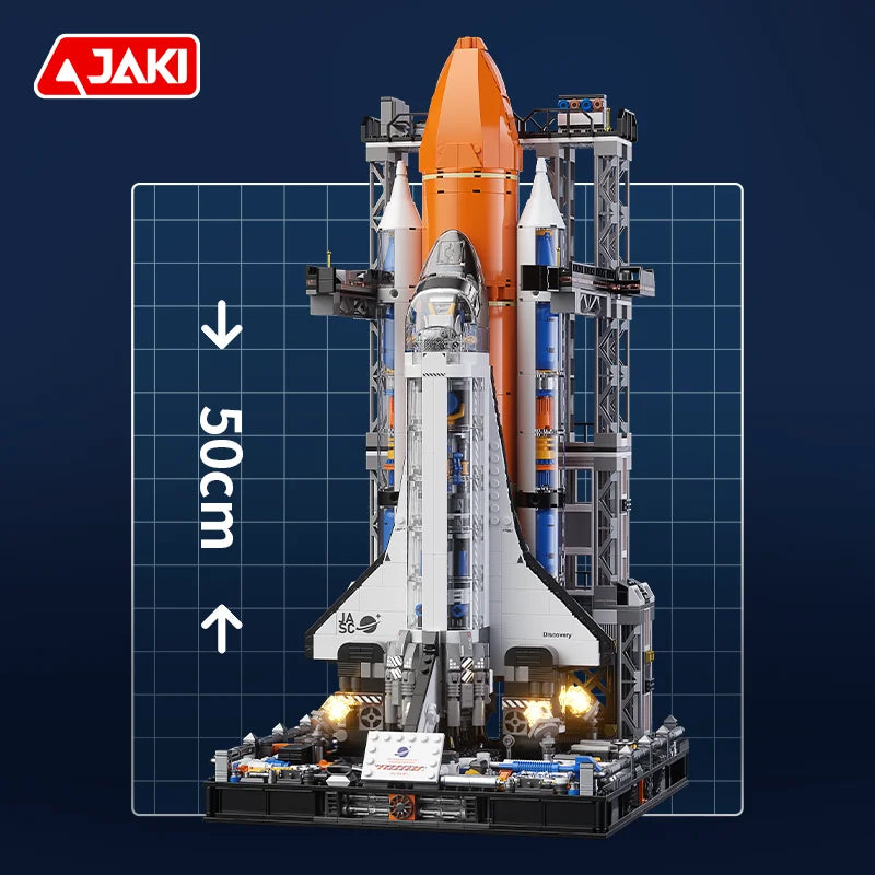 Set de Construcción Táctica: Exploración Espacial Heavy Rocket (JAKI)