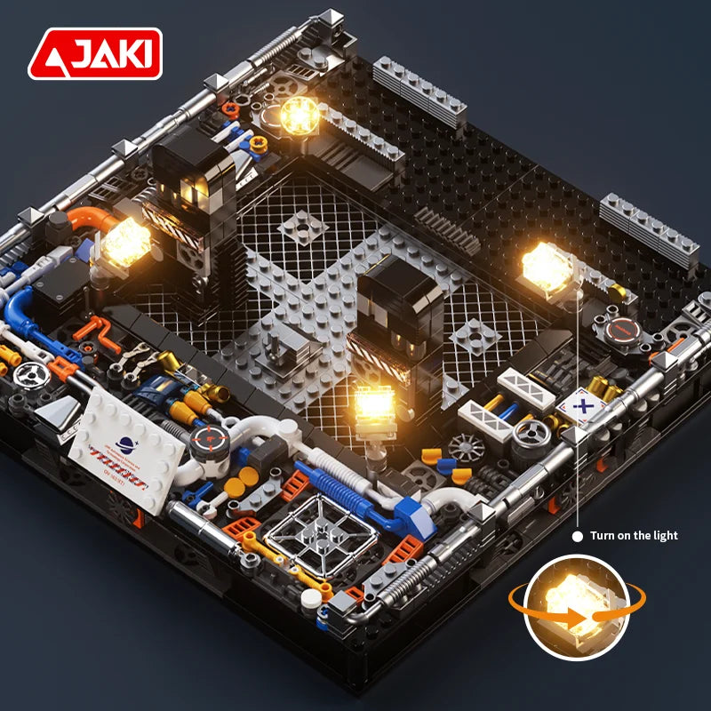 Set de Construcción Táctica: Exploración Espacial Heavy Rocket (JAKI)