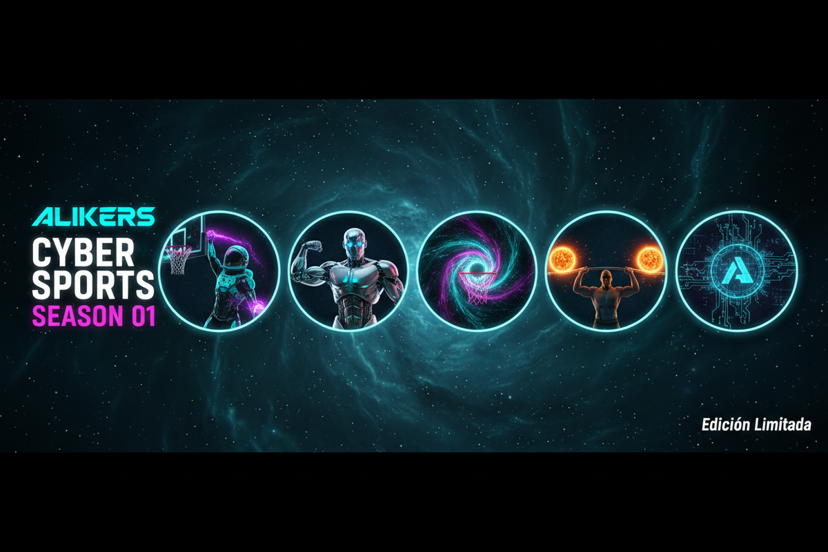 Alikers Cyber Sports Season 01 — Banner estilo Digital Pack